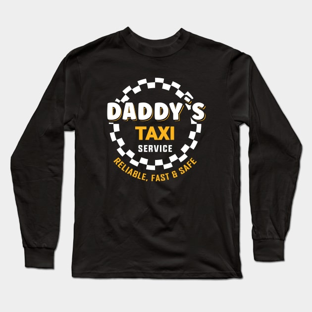 Daddy´s taxi service Long Sleeve T-Shirt by printedartings